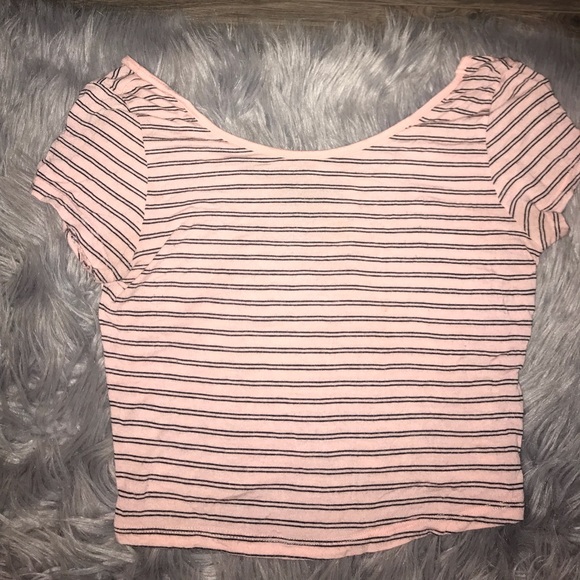 Stripped crop top - Picture 1 of 3
